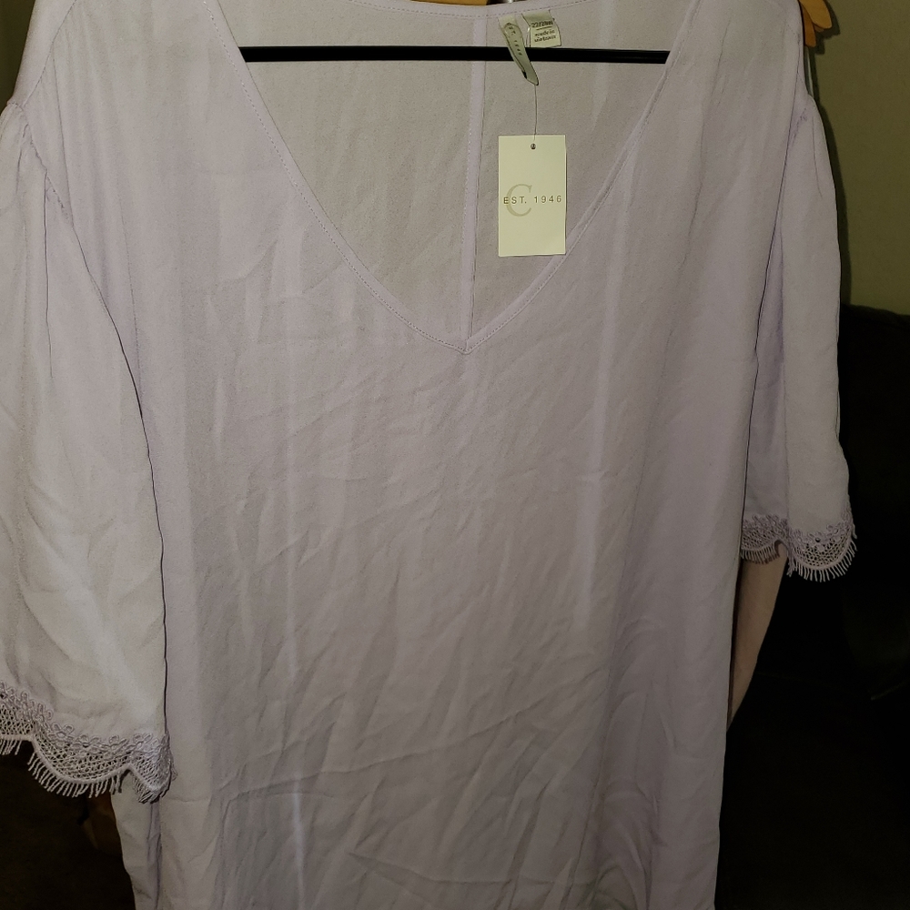 4 for 25$ Lavender Blouse 22/24